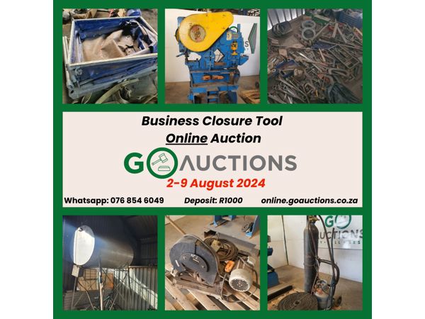 Online Business closure Tool Auction